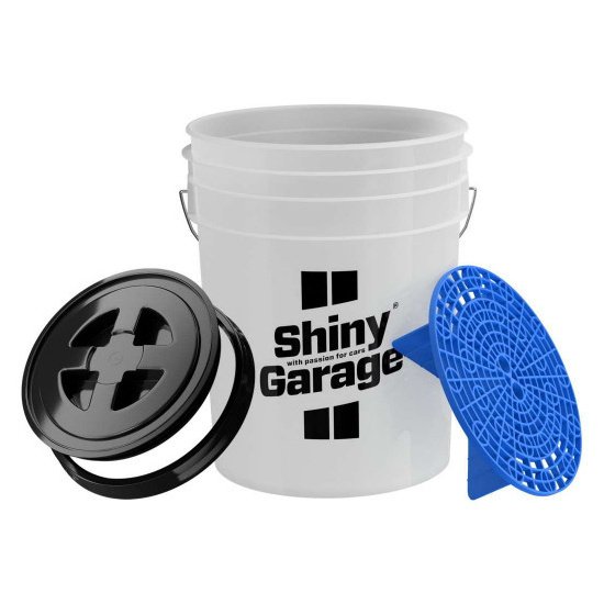 Shiny Garage Wascheimer mit Schmutzsieb (20L)